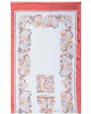 Etro Silky Scarves - Rosso