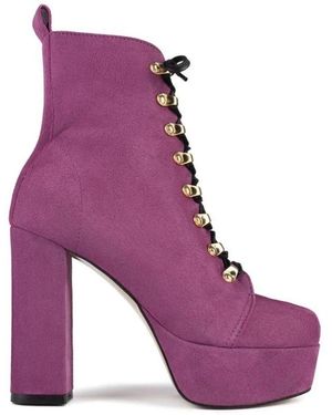 L37 Heeled Boots - Morado