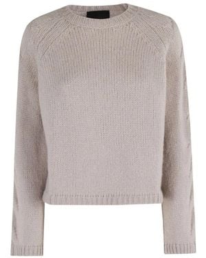 Roberto Collina Round-Neck Knitwear - Gris