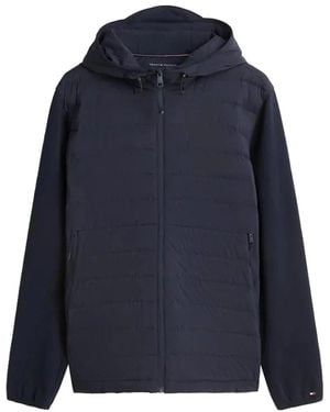 Tommy Hilfiger Performance Mix Media Jacket - Blauw