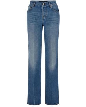 Gucci Gerades Jeans - Blau
