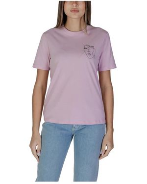 Vila T-Shirts - Morado