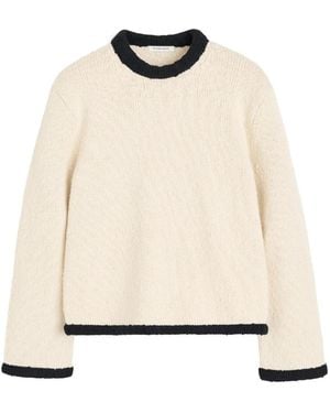 By Malene Birger Round-Neck Knitwear - Natural