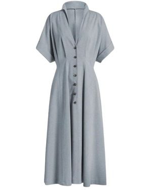 Alberta Ferretti Shirt Dresses - Blue