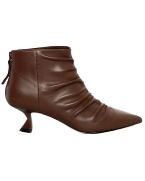 Jeannot Heeled Boots - Marron