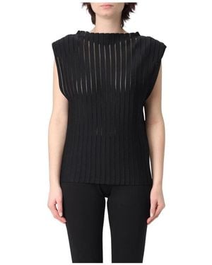 Liviana Conti Sleeveless Tops - Nero