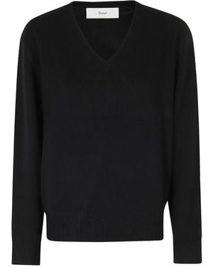 DUNST V-Neck Knitwear - Nero