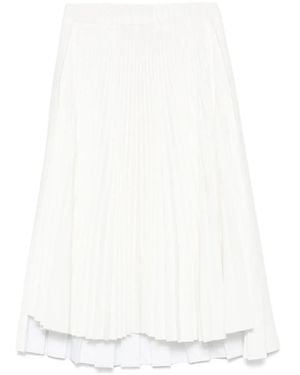 Plan C Midi Skirts - Blanc
