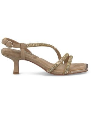 Alma En Pena. High Heel Sandals - Metallic