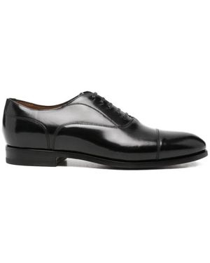 Ortigni Calfskin Lace-Up Shoe - Zwart
