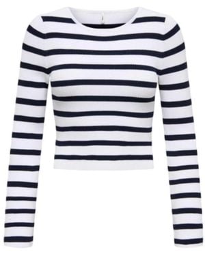 ONLY Round-Neck Knitwear - Azul