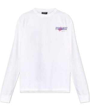 DSquared² Long Sleeve Tops - White
