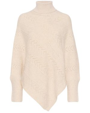 Cream Turtlenecks - Natural