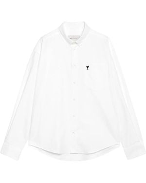 Ami Paris Quota Boxy Fit Shirt - Wit