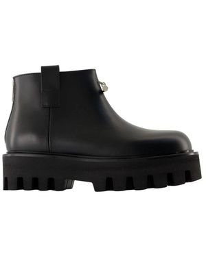 McQueen Plateau-Stiefeletten - Schwarz
