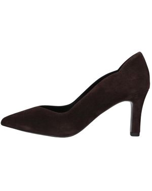 Peter Kaiser Schoenen ,Bruin ,Suède 72442 Pumps