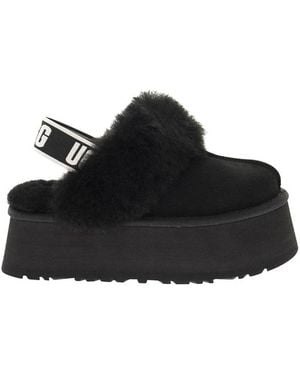 UGG Schoenen ,Zwart ,Fluff Yeah Platform Slingback Sandalen