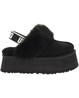 UGG Schoenen ,Zwart ,Fluff Yeah Platform Slingback Sandalen