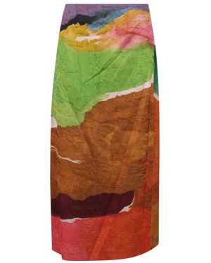 Ulla Johnson Midi-Rok - Groen