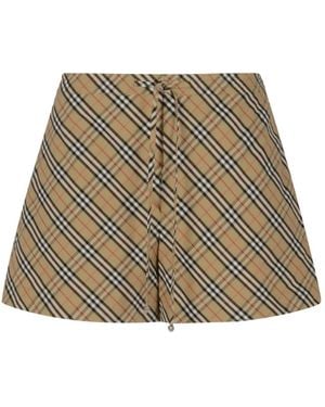 Burberry Short Shorts - Naturel