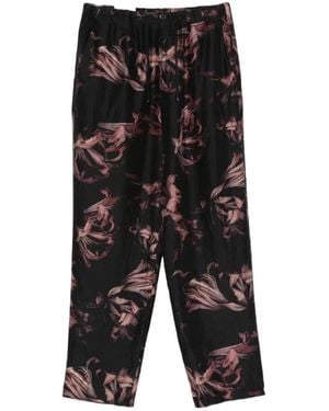 Dries Van Noten Wide Trousers - Black