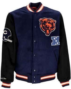 Mitchell & Ness Bomber Jackets - Blue