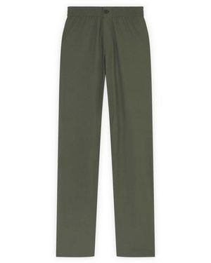 Maison Kitsuné Straight Trousers - Green