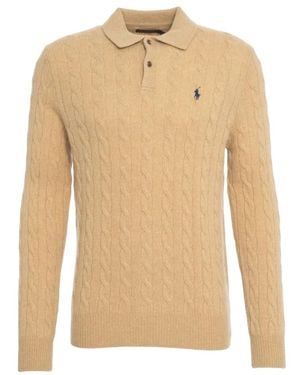 Polo Ralph Lauren Round-Neck Knitwear - Neutro