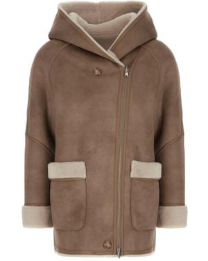 Urbancode Faux Fur & Shearling Jackets - Brown