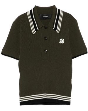 Amiri Ma Stripe Polo - Groen