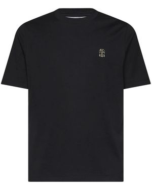 Brunello Cucinelli T-Shirts - Black