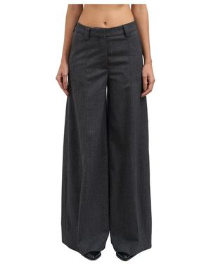 Thelatest Wide Hosen - Schwarz