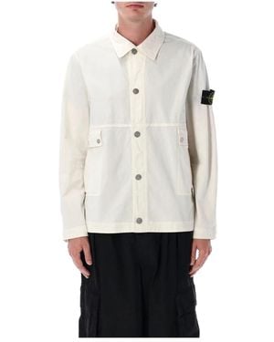 Stone Island Casual Shirts - Blanco
