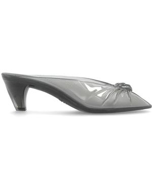 Chloé Heeled Mules - Gris
