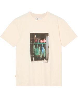 La Paz Tops ,Katoen Botelho T-Shirt - Naturel