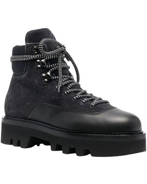 Furla Lace-Up Boots - Black