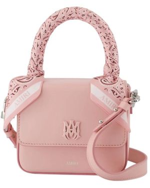 Amiri Tassen ,Roze ,Leer Micro Ma Bag