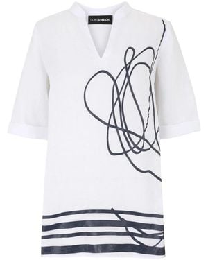 Doris Streich Slip-On Blouse - Wit
