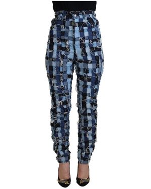 Dolce & Gabbana Patchwork Jeans Style - Blue