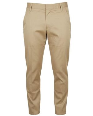Entre Amis Senna Slim-Fit Cropped Hosen - Natur