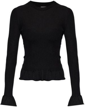 Jil Sander Truien & Vesten ,Zwart ,Round-Neck Truien