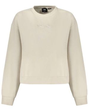 Vans Relaxed Fit Crew Neck Sweatshirt - Natural