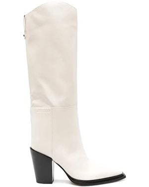 Jimmy Choo Cowboy Boots - White