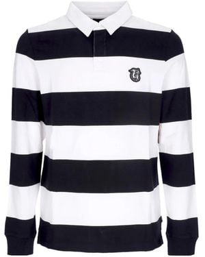 Vans Long Sleeve Polo Checkerboard Research L/Polo - Blue