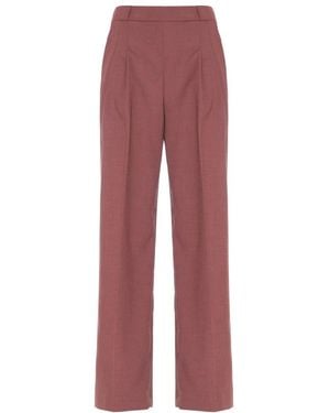 Soallure Wide Pants - Red