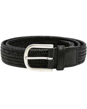 Canali Accessoires ,Zwart ,Leer Accessoires