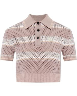 Amiri Polo Shirts - Pink
