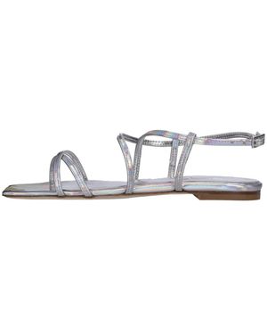 NCUB Flat Sandals - Metálico