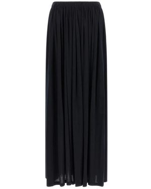Max Mara Rokken ,Blauw ,Mxm Livrea Lange Rok - Zwart