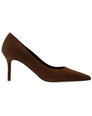 Parallèle Pumps - Marron